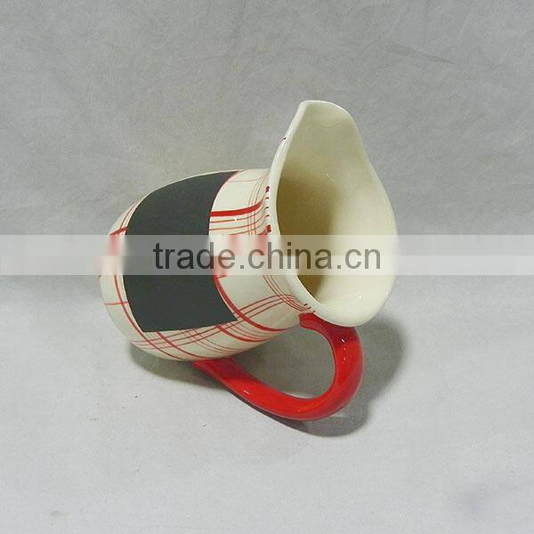 indian ceramic water jugs antique with side handle