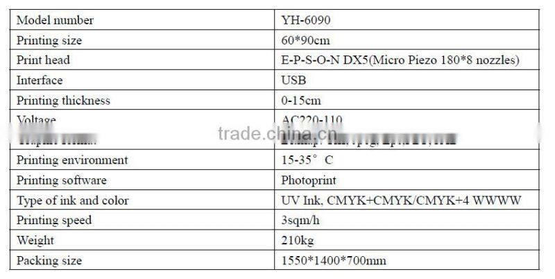 new digital 6090 UV printer on sale