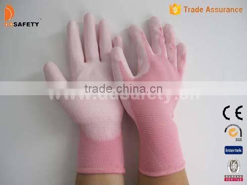 DDSAFETY Wholesale Hot Sale PU Safety Gloves From Domestic Factory