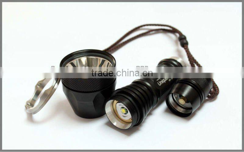 UniqueFire 1000 Lumens Cree XM-L T6 LED Tactical Laser Police Flashlight