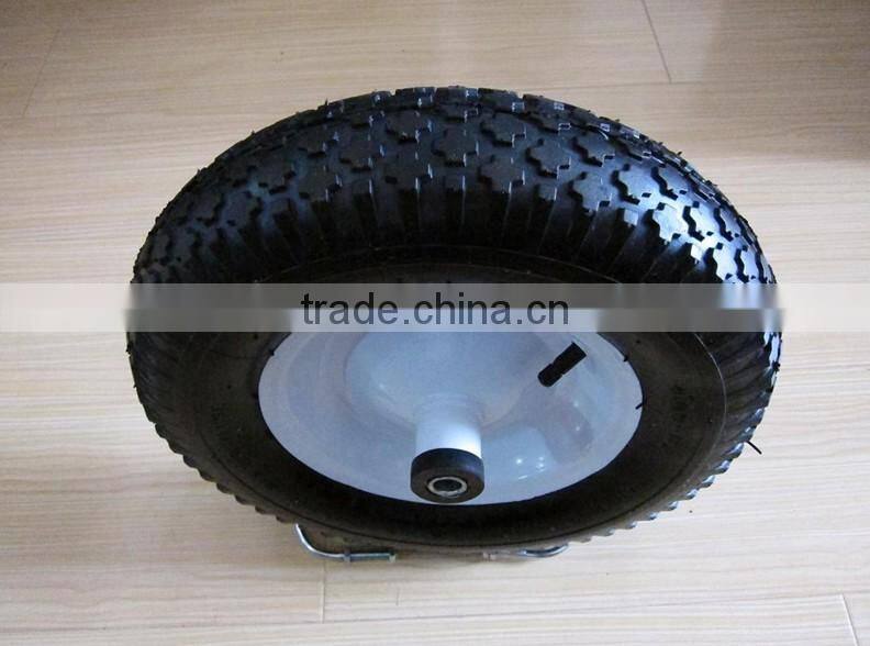 Diamond pattern wheelbarrow wheel 4.00-8