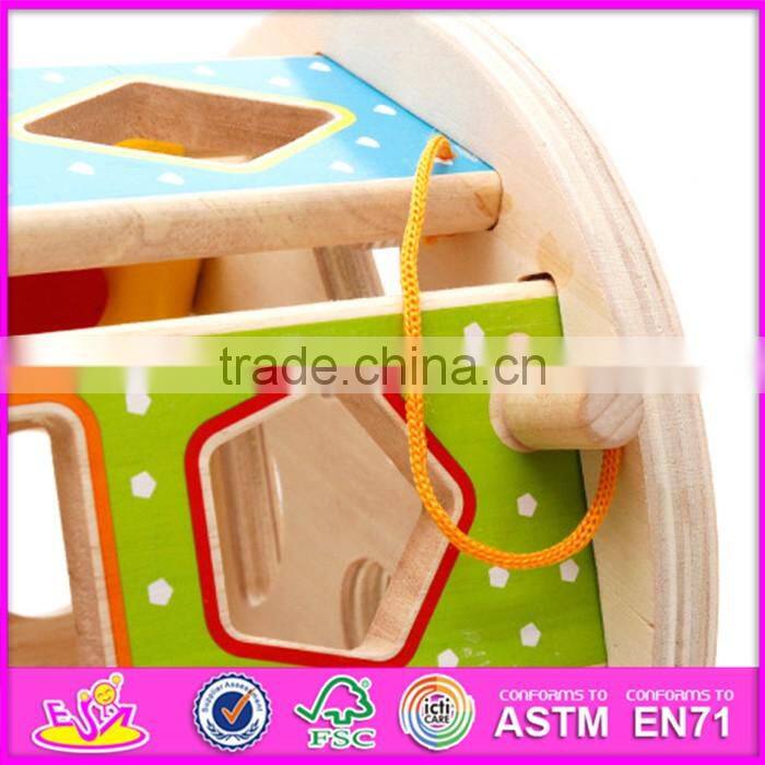 2017 new design multi-function blocks wooden shape toys for toddlers W12D066