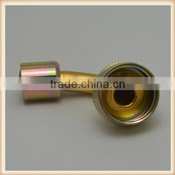 Aluminum gooseneck washing machine hose coupling
