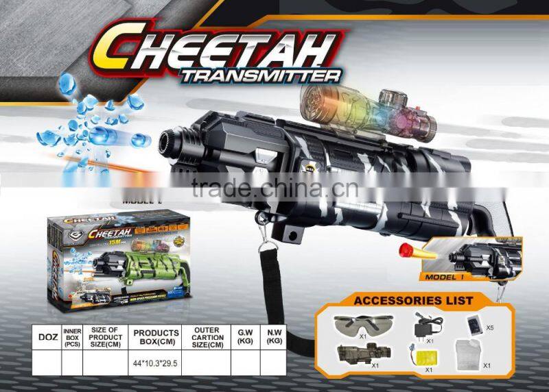 New design ABS material electric soft bullet gun toy for shooting play