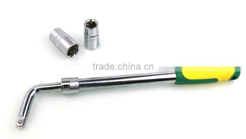 New design 4pcs tire wrench set for car, polished design auto repair car wrench tools