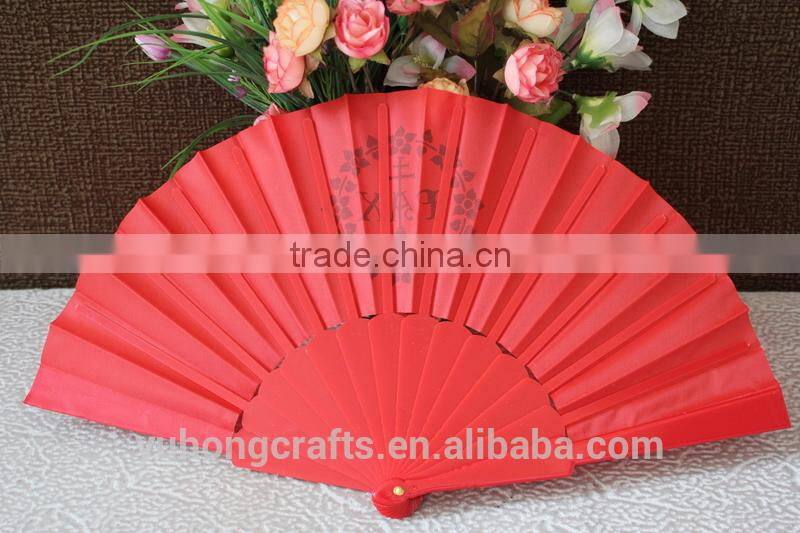 Spanish style plastic folding hand fan