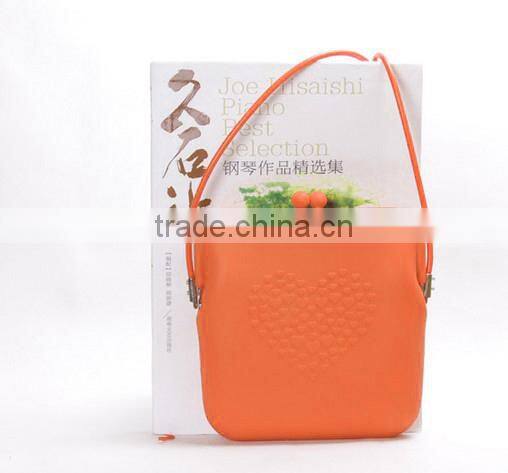 pattern shoulder bag,shoulder long strip bag,silicone shoulder bag