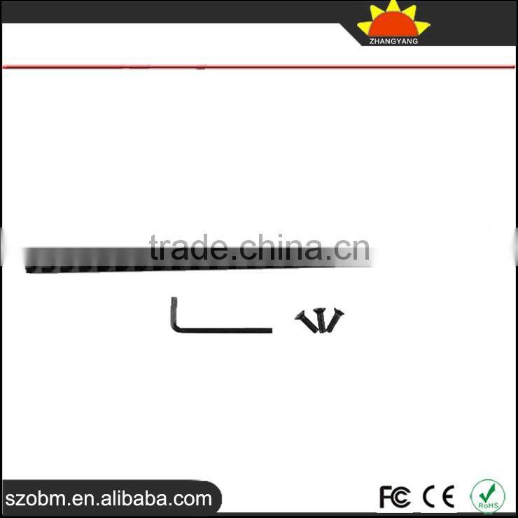 D0257 260mm Length Aluminum Alloy 21mm Rail weaver Adaptor for Tactical Flashlight Mount