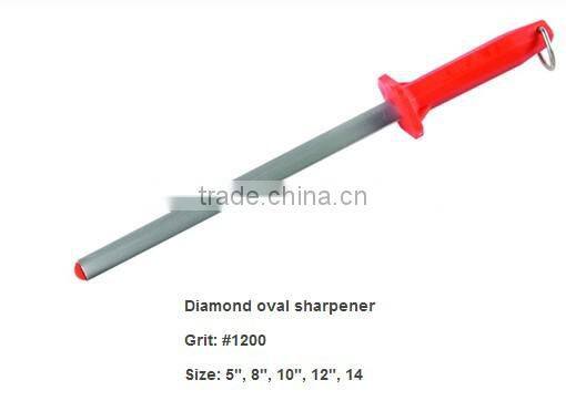 Diamond oval sharpener