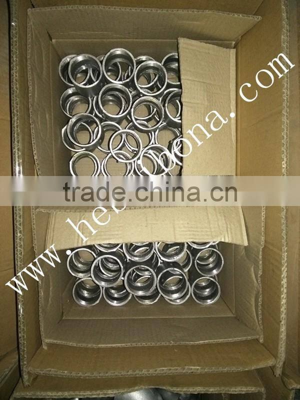 Baked galvanized Plain end malleable iron pipe fittings with BS threads