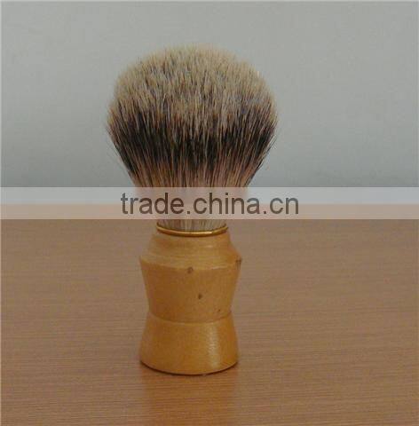 Badger hair shaving brush head