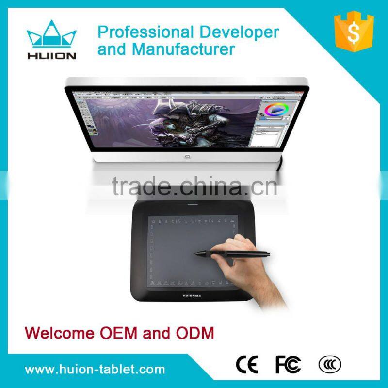 Factory Price!Huion P608N 8x6 inch function well graphic tablet for cartoonists