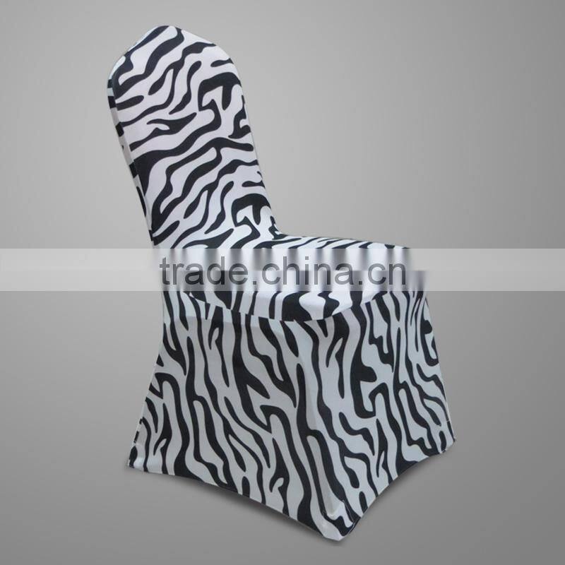 Fashionable Animal Print Leopard Print Spandex Strecth Eextend Chair Cover for Wedding Decoration Party Decoration