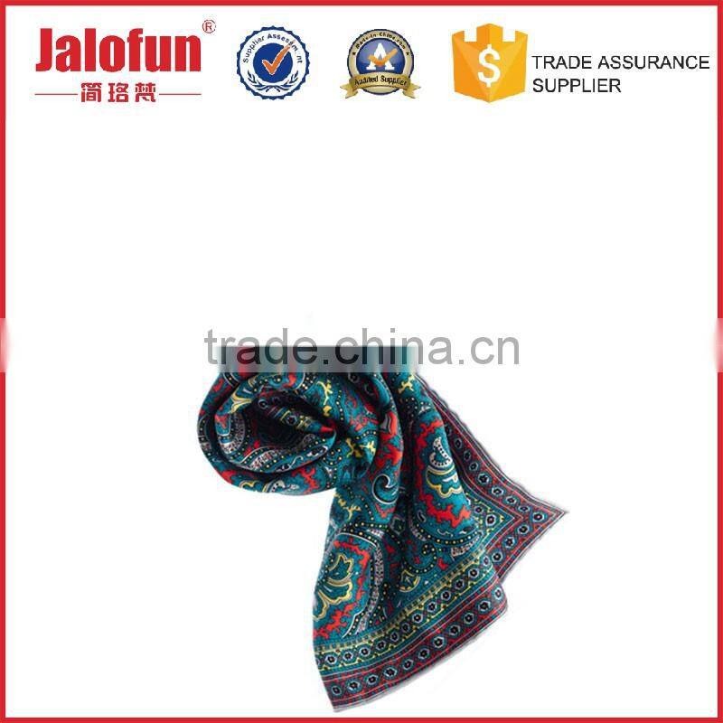 factory price quality logo print silk scarf custom football fan scarf