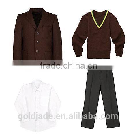 New Cutomized Primary School Uniform Shirts Kids School Uniforms Wholesale