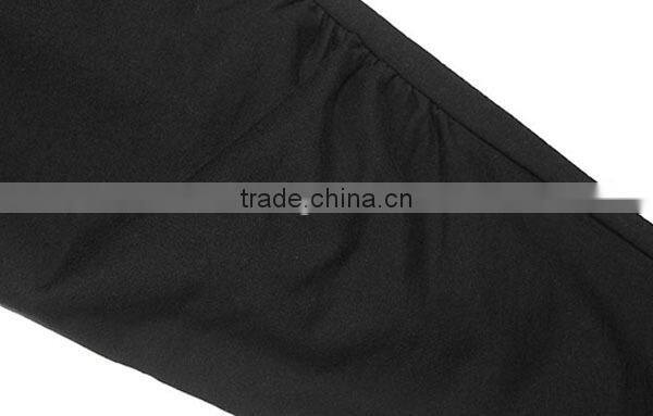 High quality polyester spandex slim style office lady color combination high quality direct factory bermuda pants