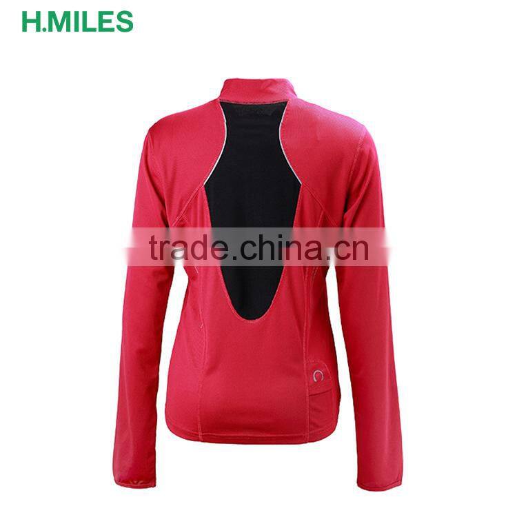 Running OEM custom design long sleeve tee shirt customized