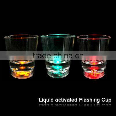 BHN056 Party Gift Product Water Liquid Activated LED Flash Drinking Glass