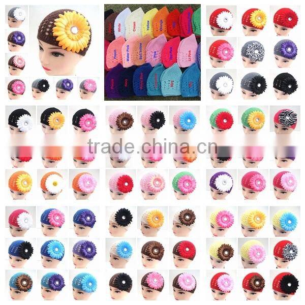 Soft newborn kids hats to decorate