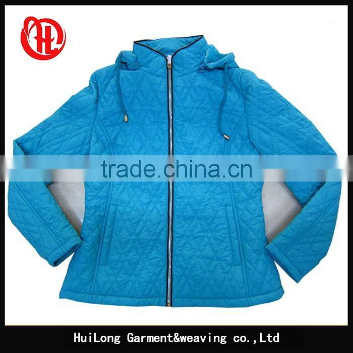 High quality fur lined warm coat women winter jacket