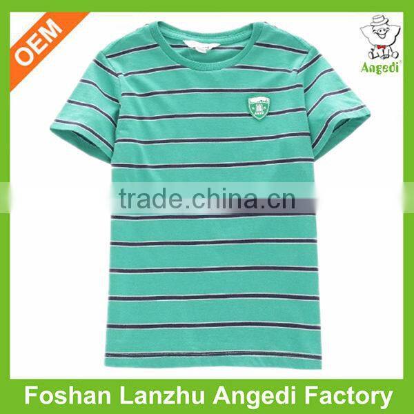 High quality turkish t-shirts printed and embroidery kids t-shirt