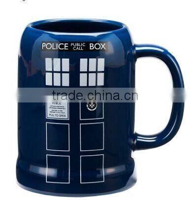 2016 New design DOCTOR WHO TARDIS 20 OZ. CERAMIC STEIN