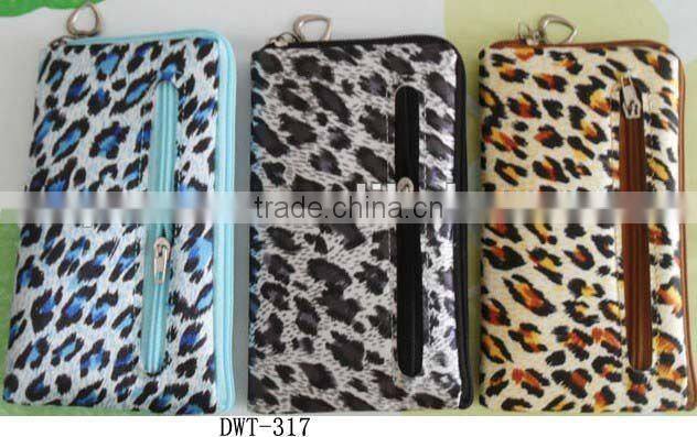Fashion Popular PVC leopard phone bag