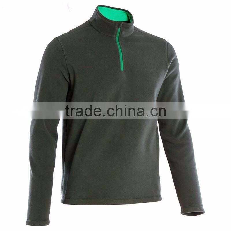 Wholesale fashion pullover polar fleece jacket,men winter outdoor sports soft shell jacket custom