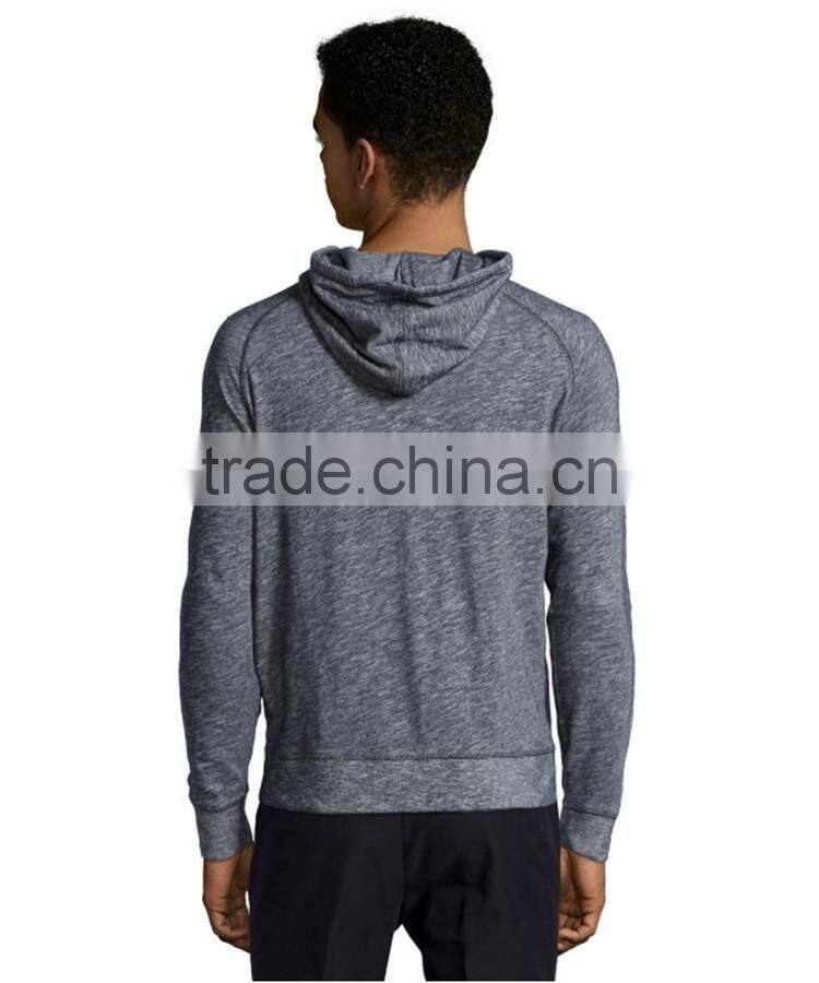 High quality men hoodie v neck cotton plain wholesale thin hoodie