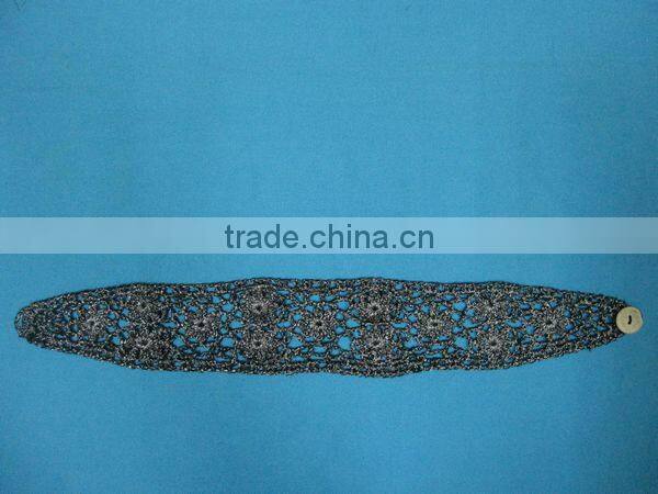 Wholesale yarn cotton crocheted headband flower pattern