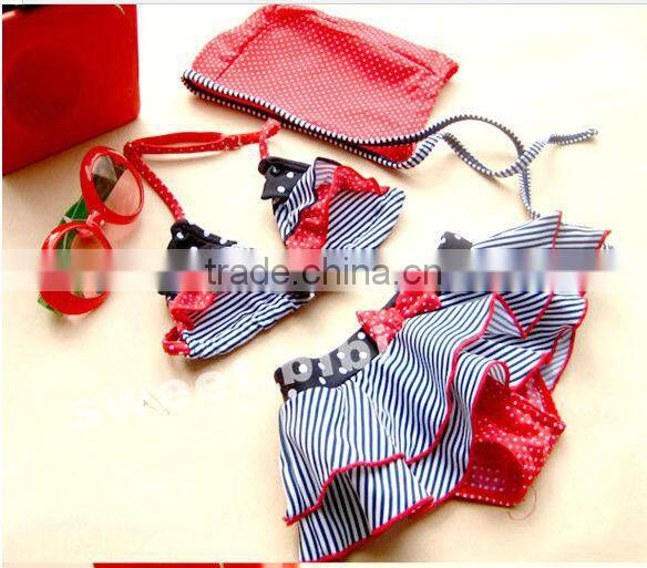2013 Wholesale Fashion Style baby girls swimsuit