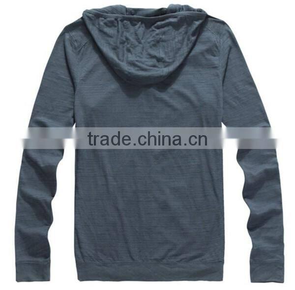 Bulk plain wholesale slim fit custom hoodies for men