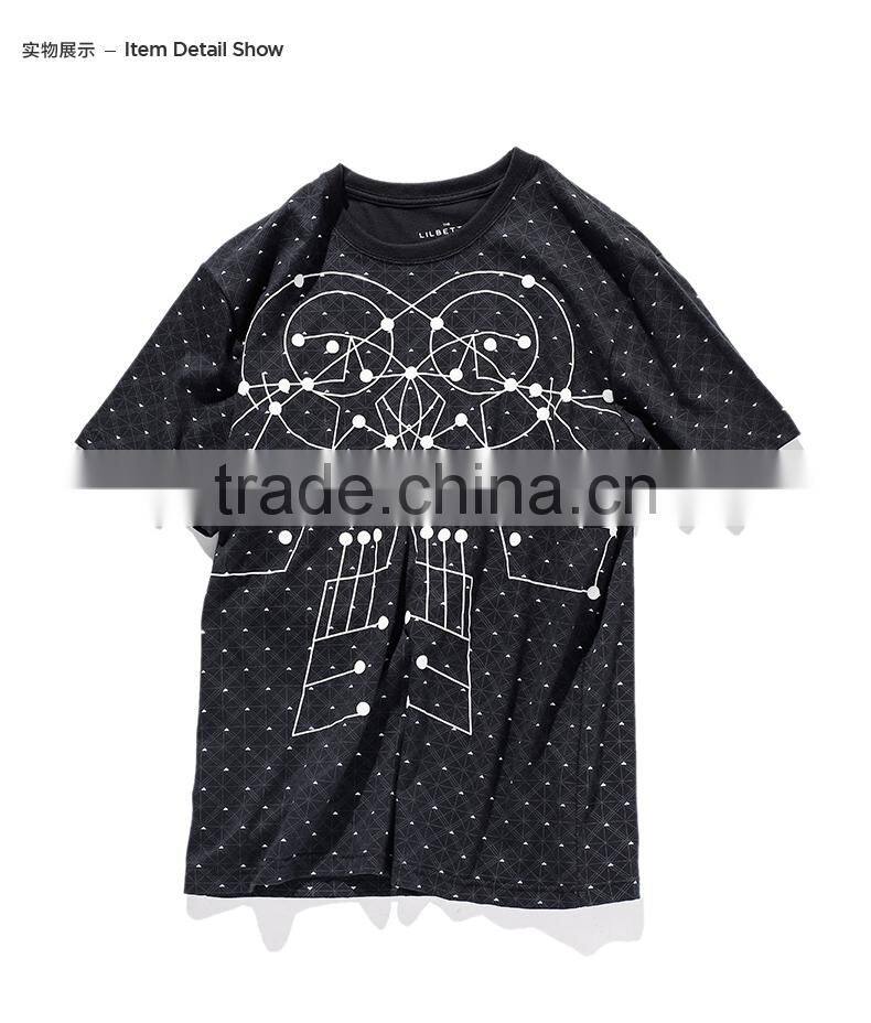 2017 Summer new design custom gym street wear t shirt printed