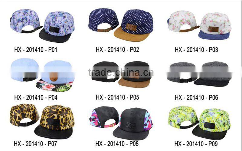 100% wool Camper Customize 5 Panel Hats