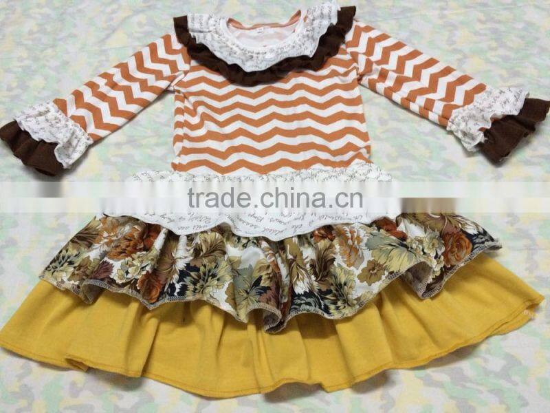 girls long sleeve ruffle dress infant toddler dress baby girl winter dresses