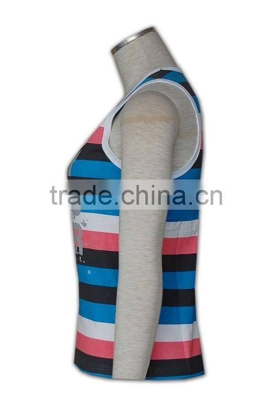 China manufactory high quality popular ladies summer assorted colors vests
