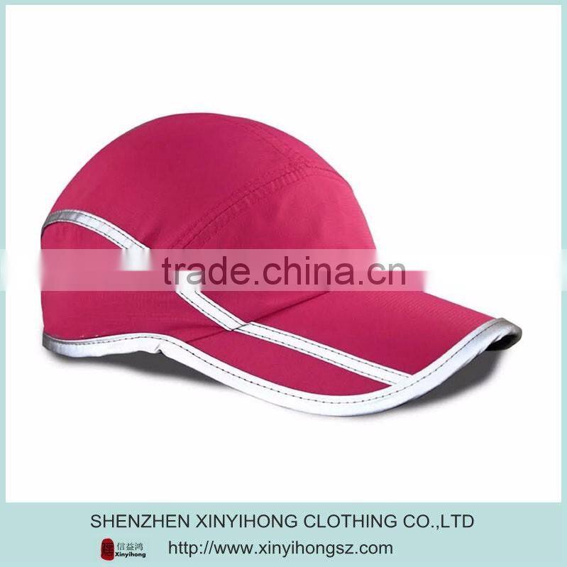 100% polyester breathable quick dry sports hats/ golf caps for lady