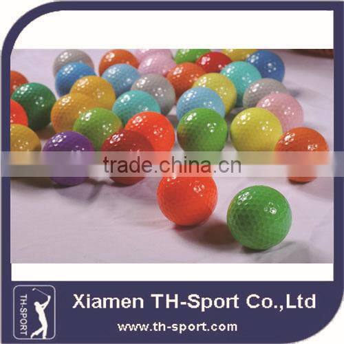 Two Piece Gold Plating Golf Ball Gold