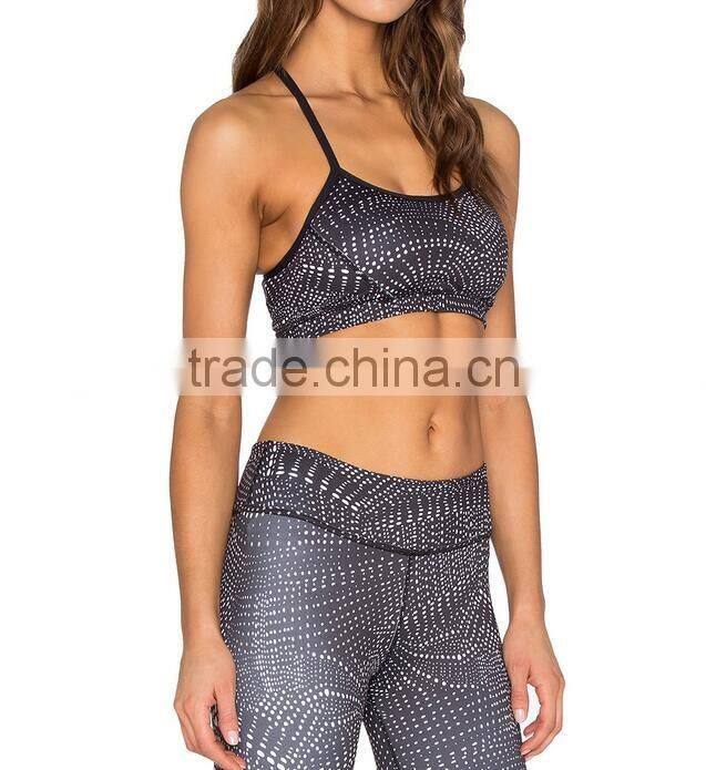OEM service wholesale yoga jumpsuit activewear hot yoga pants/bra