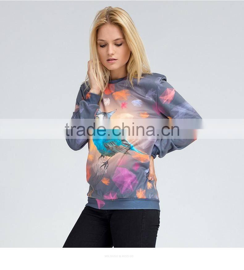 Men and women Unisex 3D long sleeve winter hip hop sweatshirt