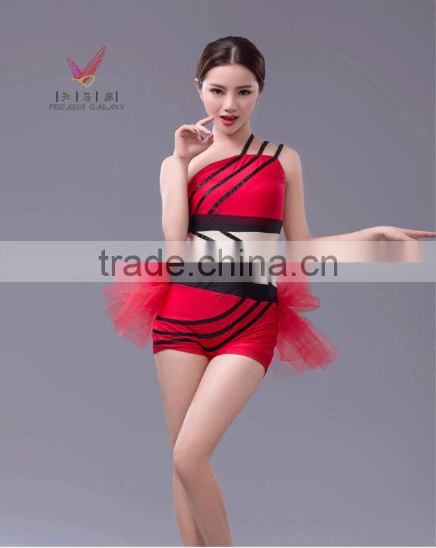 fashion jazz dance wear, jazz costumes, stage dancing dress