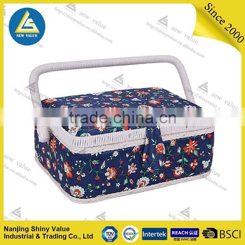 professional romantic Eco-Friendly sewing wicker basket as a gift baskets for girl friend/wife