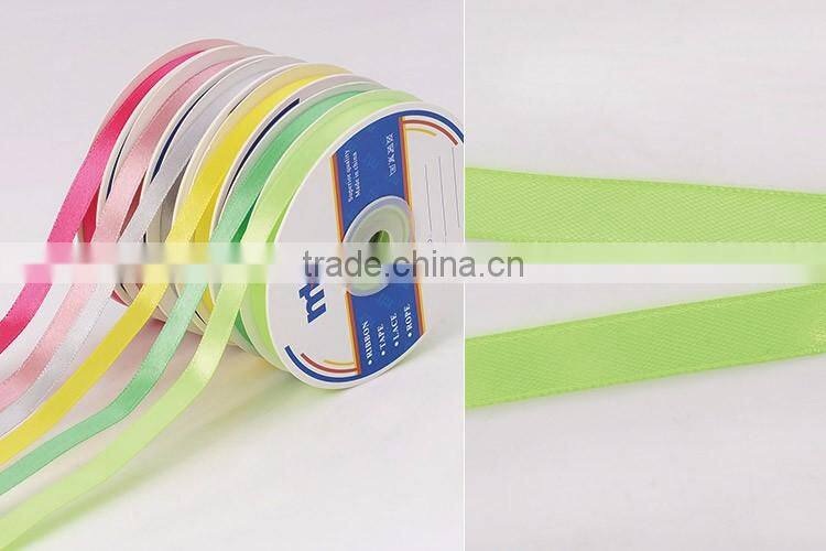 3/8" (10mm) Polyester Satin Ribbon Single Sided for Gifts