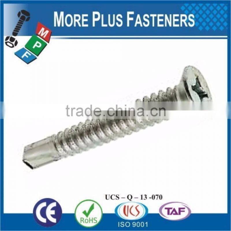 Made in Taiwan Steel Material High Quality PHIL Drive Flat Head Patta Milti Self Drilling Screws