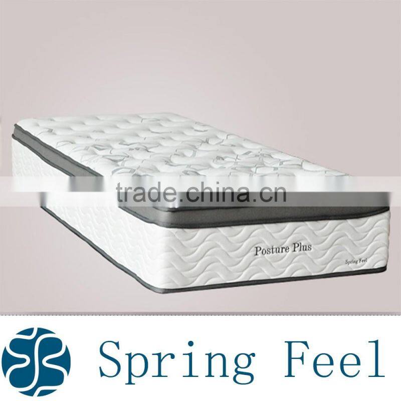 New Design Tight Top Roll Up Spring Mattress Bed Mattress