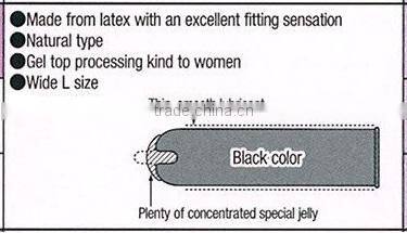 Japan Condom 'GLAMOUROUS BUTTERFLY L' --- outside top jelly-coated --- 6p
