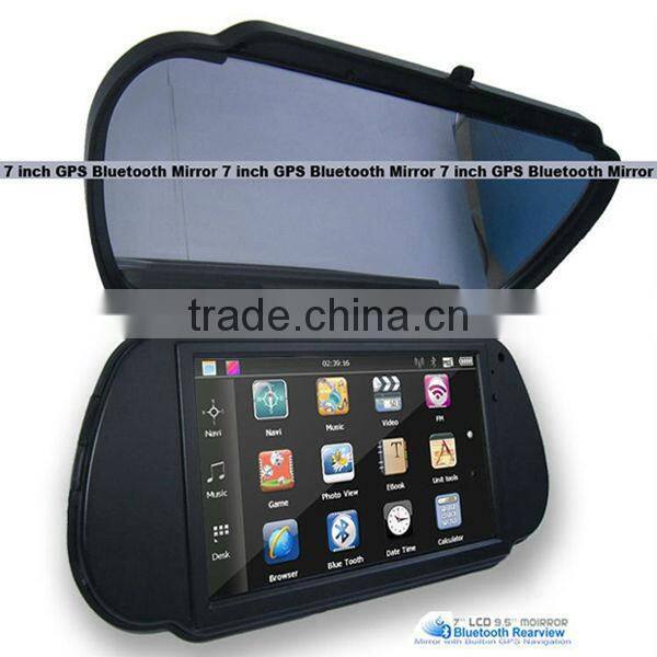 Rearview Mirror Car 7 inch GPS Navigation with Reverse Camera