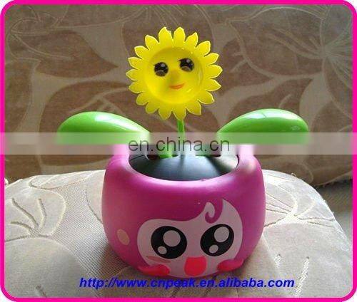 Dancing solar flower with mp3 player
