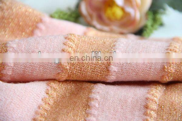 2013 Gold Shiny Sweater Knit Fabric