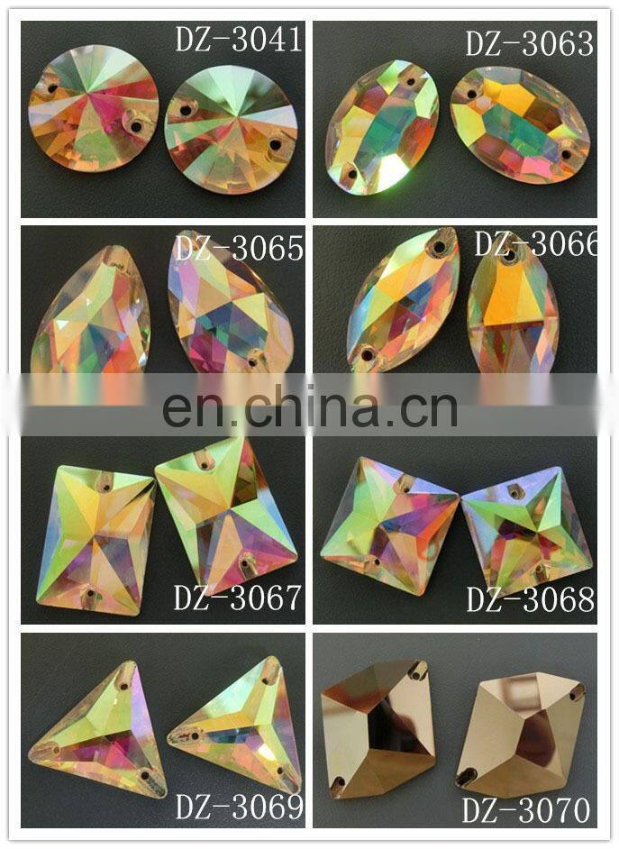 8mm purple velvet sew on crystal garment stones for wholesale